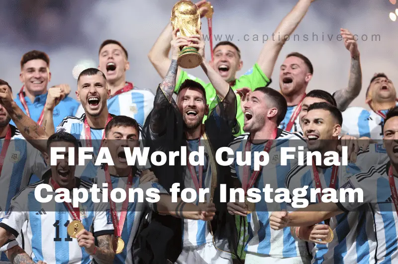 FIFA World Cup Final Captions for Instagram
