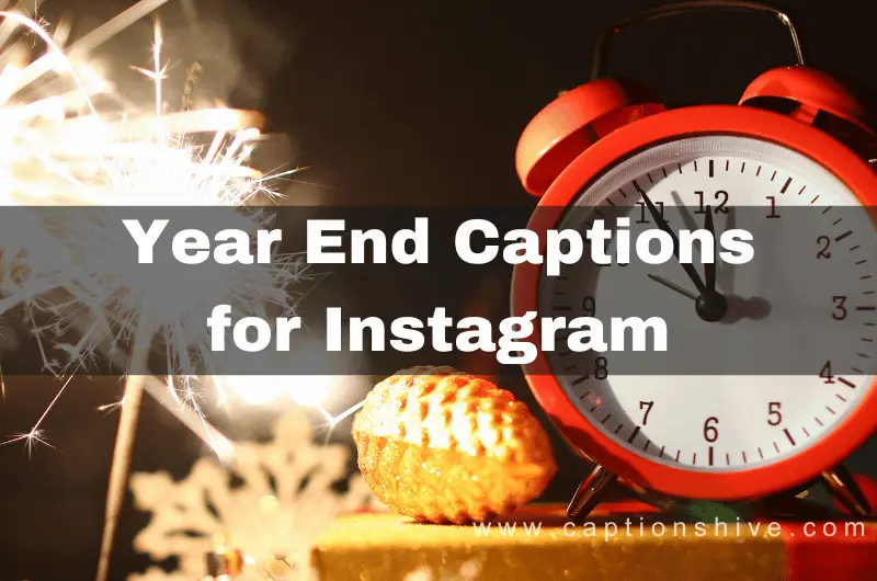 270+ Best End Of The Year Captions For Instagram In 2024