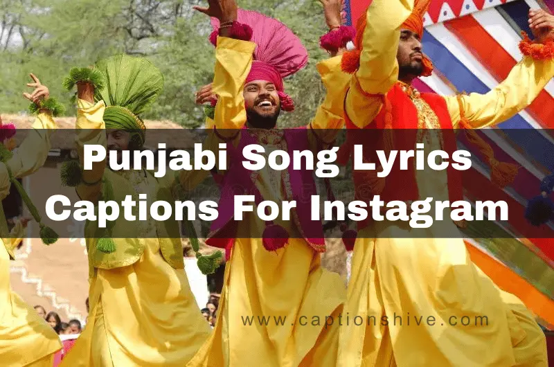 Punjabi Song Lyrics Captions For Instagram