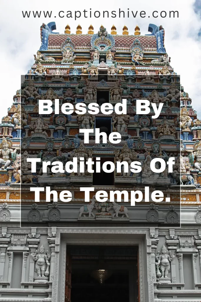 Traditional Temple Captions
