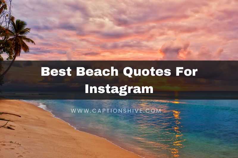 Best Beach Quotes For Instagram