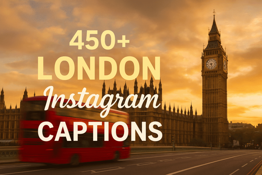 450+ London Instagram Captions