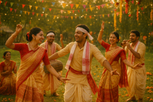 Festival and Celebration Assamese Captions