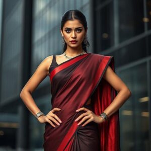 Boss Lady Saree Captions (Powerful & Confident)