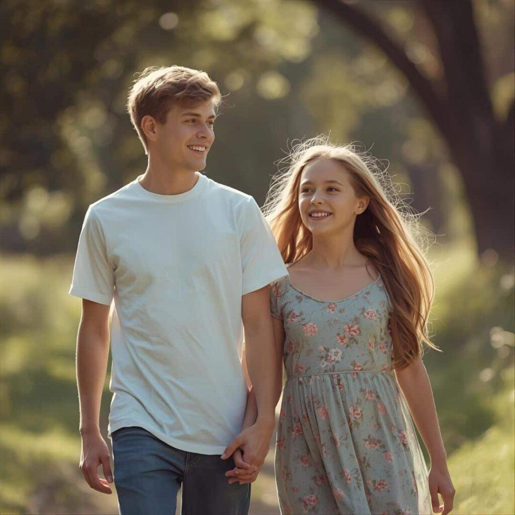 Brother Sister Captions for Instagram Emotional brother and sister sitting together at sunset, showing a deep sibling bond