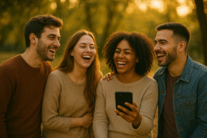 Candid Captions for Friends 