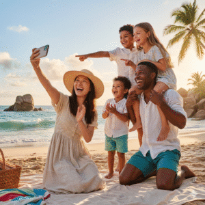 Family Photo Captions for Instagram on Vacations