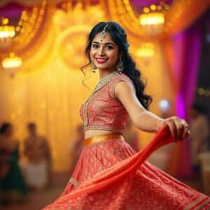 Lehenga Captions for Girls