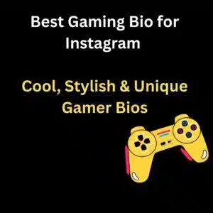 1020+ Best Gaming Bio for Instagram – Cool, Stylish & Unique Gamer Bios