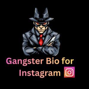 1150+ Best Gangster Bio for Instagram