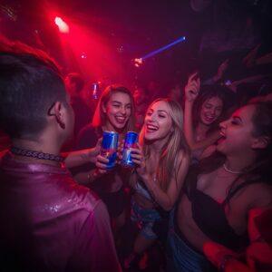 Party & Friends Red Bull Captions