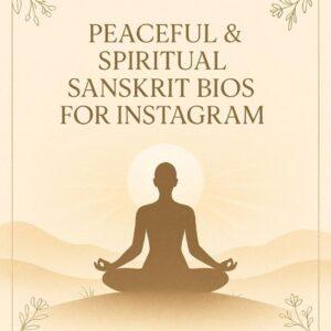sanskrit bio for instagram in hindi