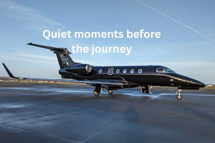 Calm & Silent Airport Goodbye Captions