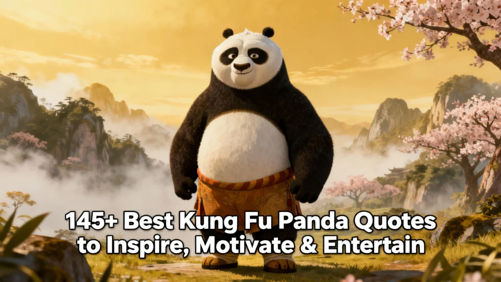 145+ Best Kung Fu Panda Quotes to Inspire, Motivate & Entertain