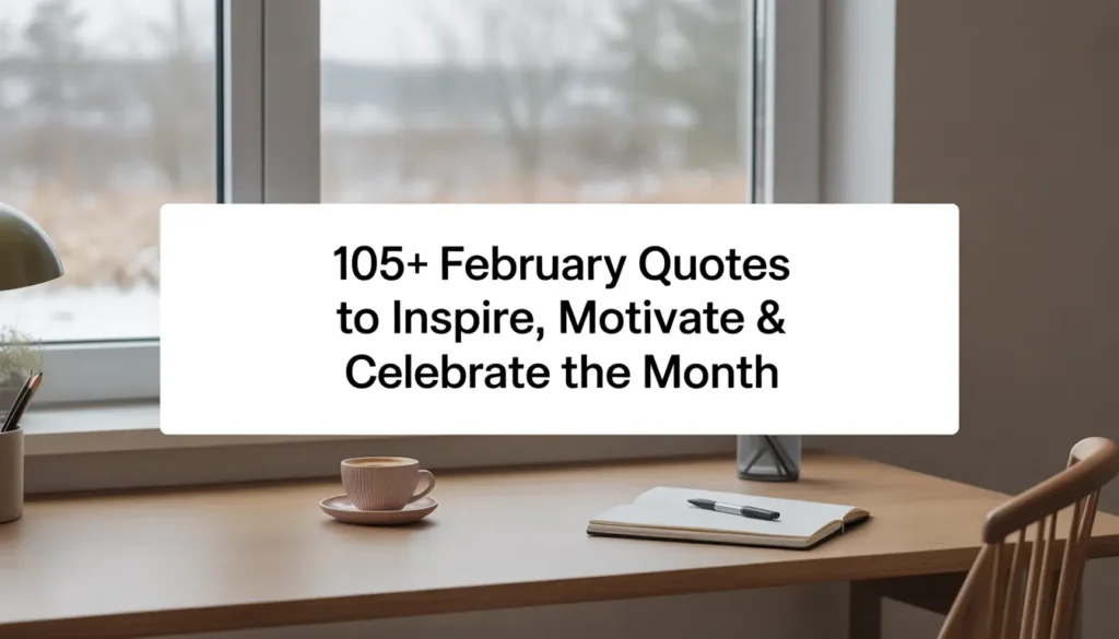 105+ February Quotes to Inspire, Motivate & Celebrate the Month