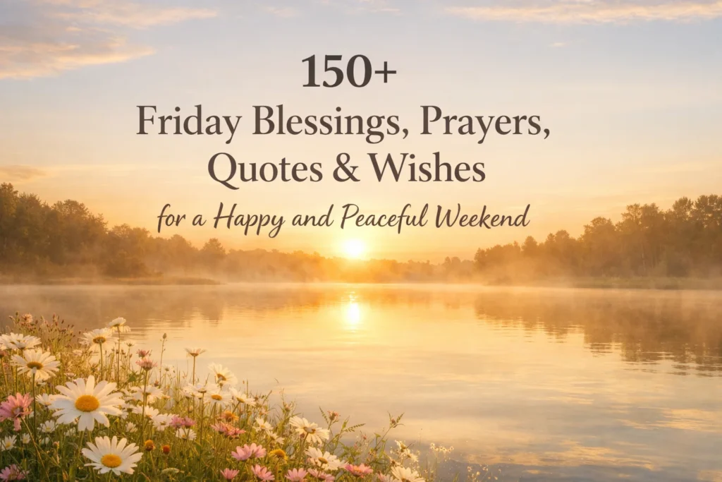 150+ Friday Blessings, Prayers, Quotes & Wishes for a Happy and Peaceful Weekend