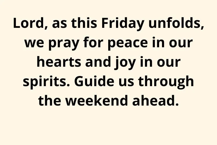 Friday Prayers and Blessings