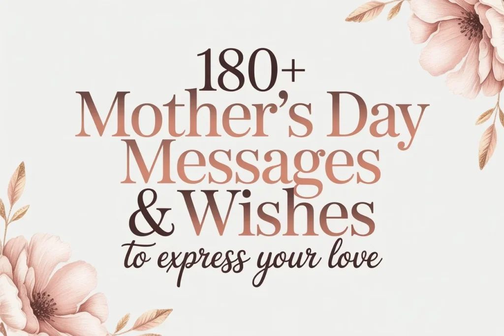 180+ Mother's Day Messages & Wishes to Express Your Love