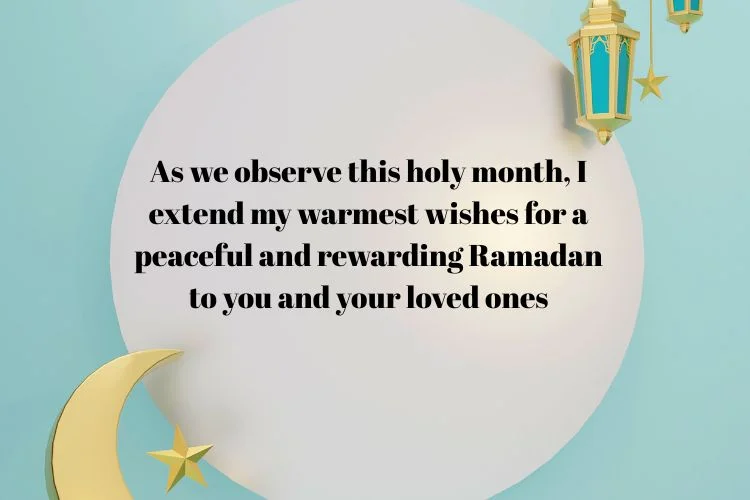 Professional & Formal Ramadan Greetings