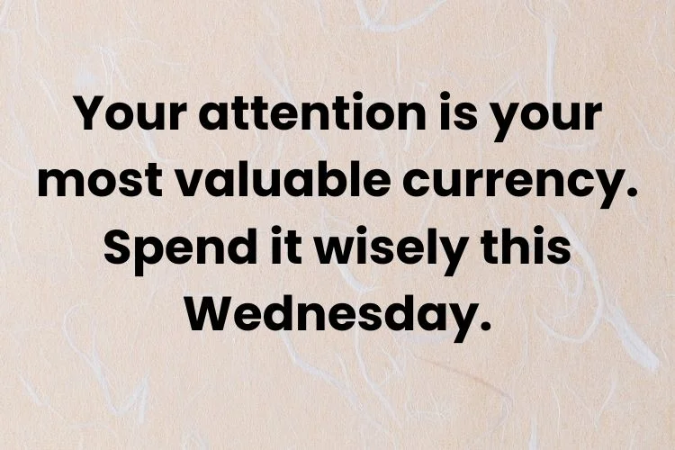 Stay Focused Wednesday Quotes