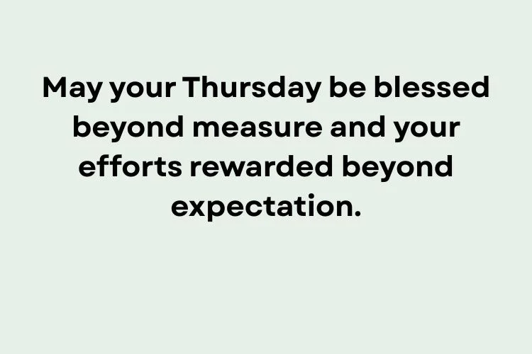 Thursday Blessings Wishes & Greetings