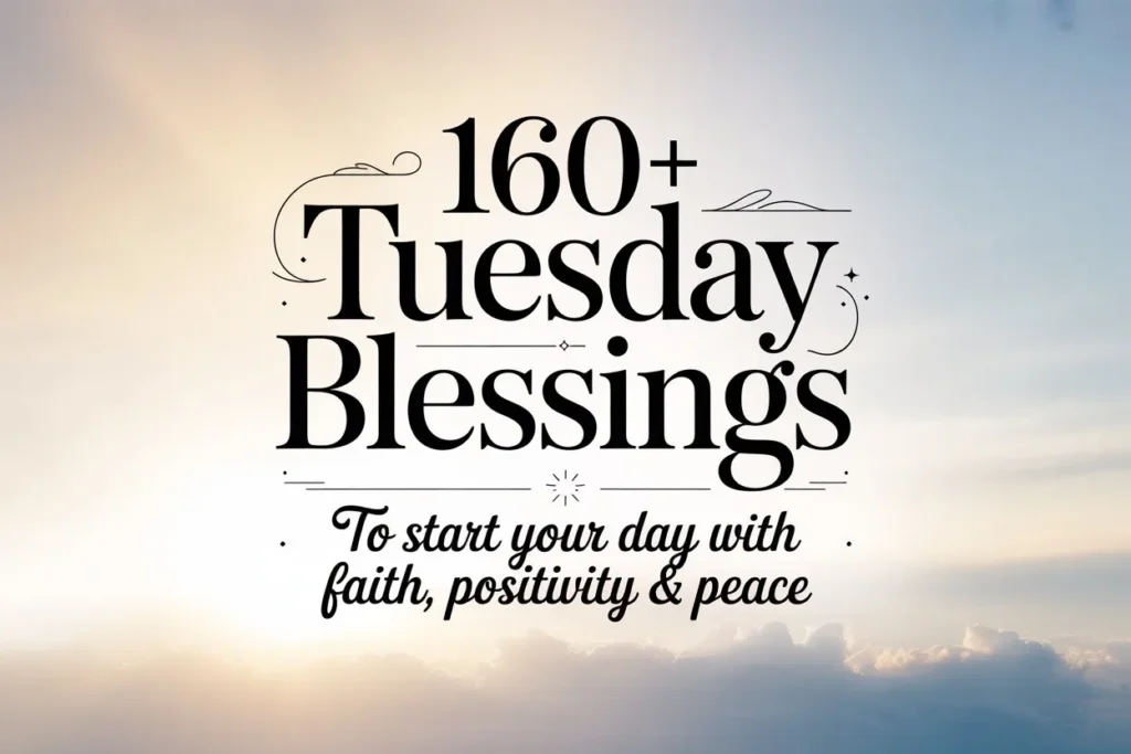 160+ Tuesday Blessings to Start Your Day with Faith, Positivity & Peace