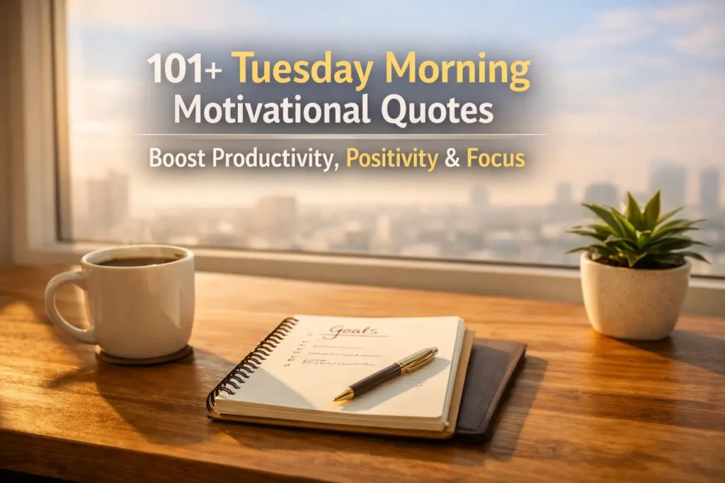 101+ Tuesday Morning Motivational Quotes to Boost Productivity & Focus