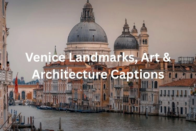 Venice Landmarks, Art & Architecture Captions