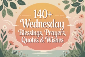 140+ Wednesday Blessings, Prayers, Quotes & Wishes