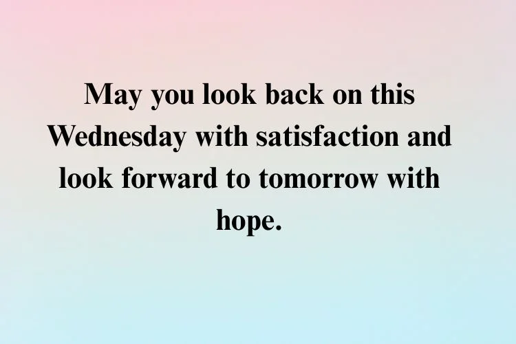 Wednesday Evening & Night Blessings