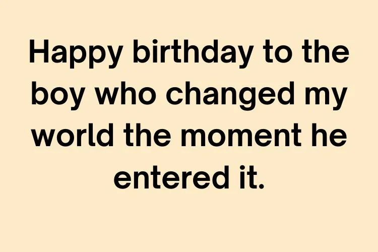 Birthday & Special Occasion Quotes for Son