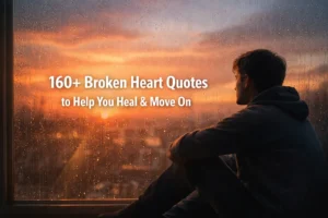 160+ Broken Heart Quotes to Heal, Move On and Feel Less Alone