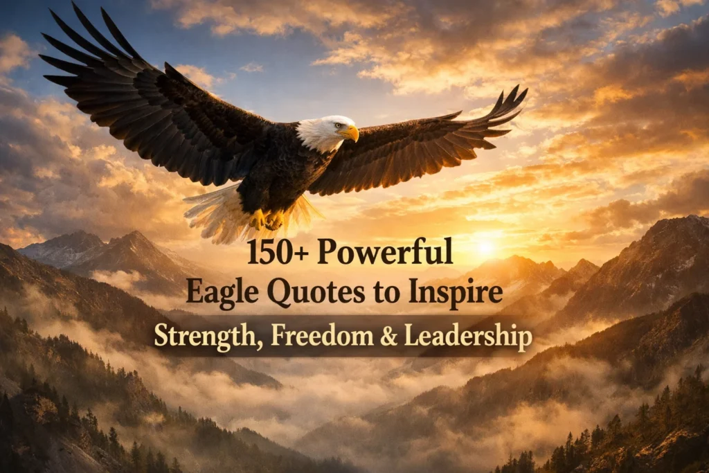 150+ Powerful Eagle Quotes to Inspire Strength, Freedom & Leadership