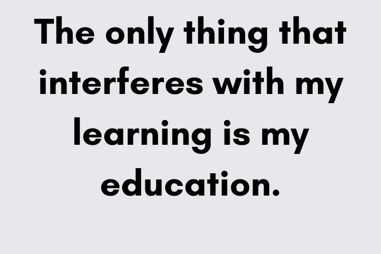 Albert Einstein Quotes About Education & Students