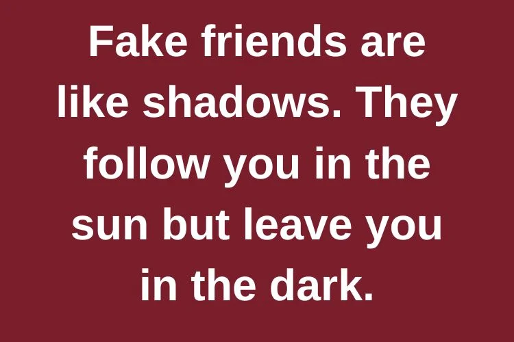 Fake Friends Quotes