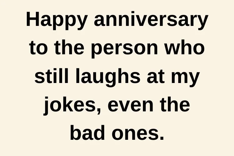 Funny Anniversary Messages