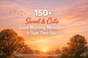 150+ Sweet & Cute Good Morning Messages to Start Their Day