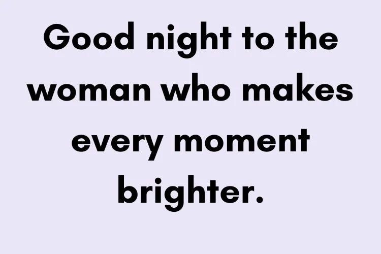 Good Night Quotes for Her