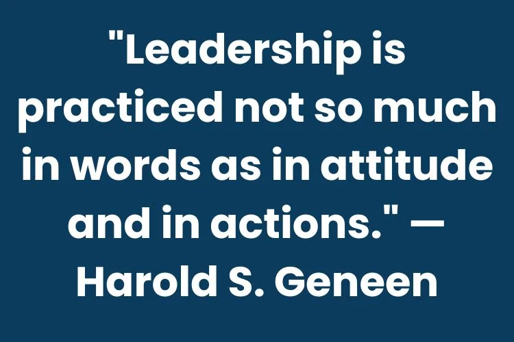 Leadership Quotes About Leading by Example