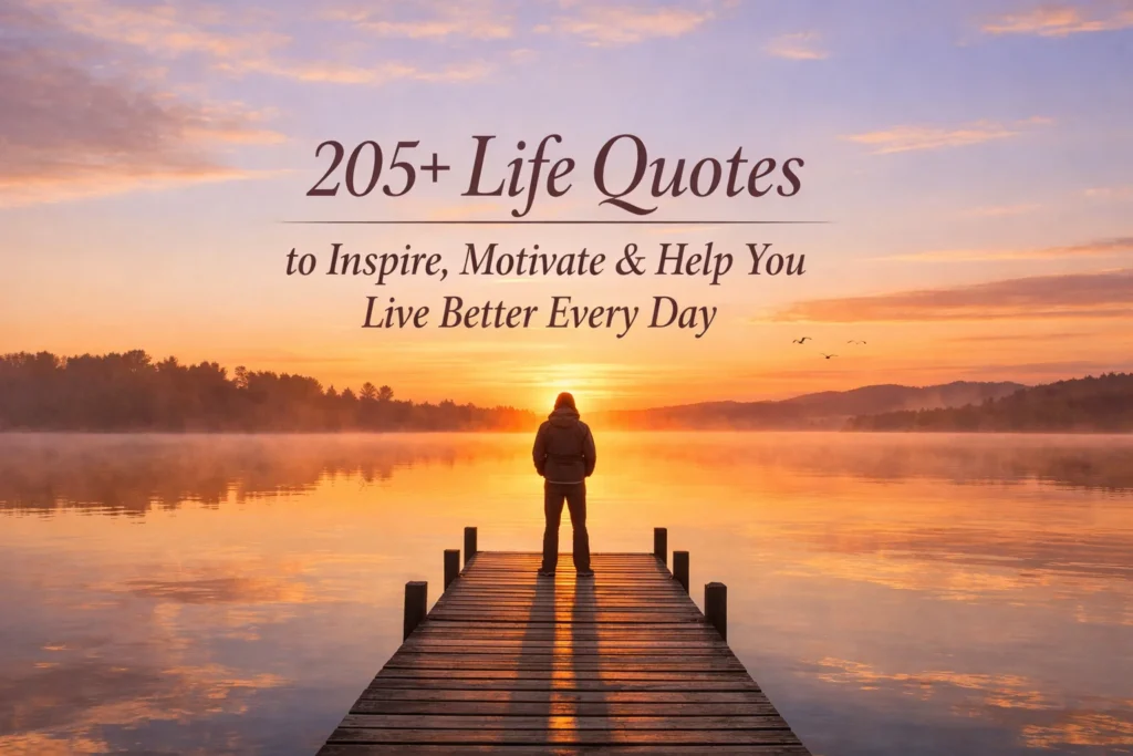 205+ Life Quotes to Inspire, Motivate & Help You Live Better Every Day