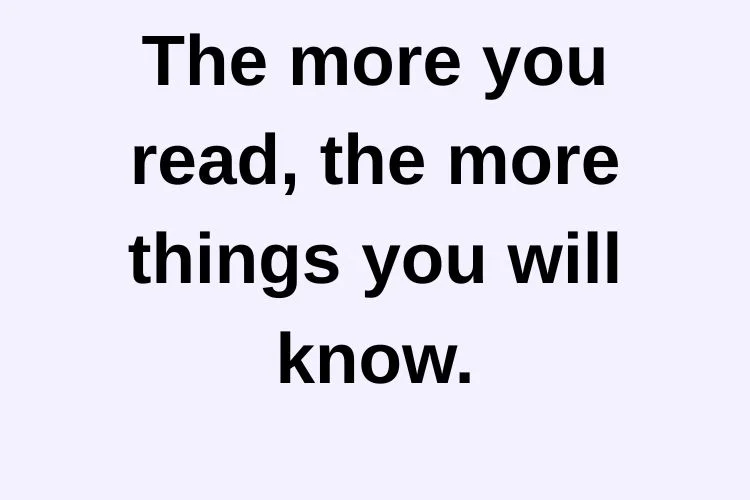 Quotes About Reading and Learning