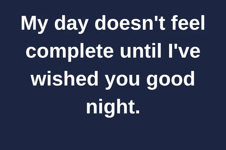 Romantic Good Night Messages for Love