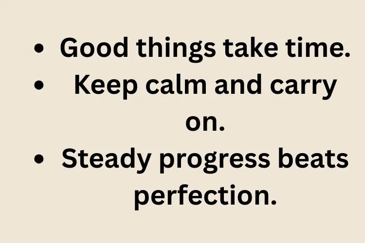 Short Patience Quotes