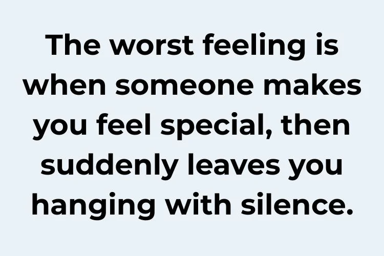 Silence in Relationships, Love & Hurt