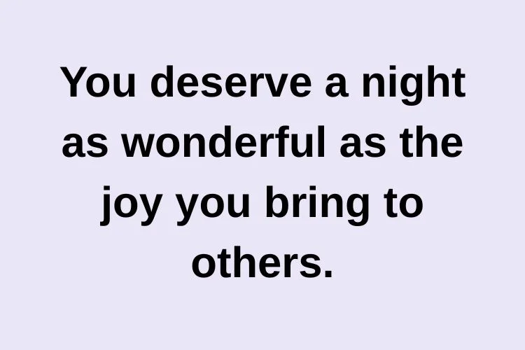 Sweet and Heart-Touching Good Night Quotes