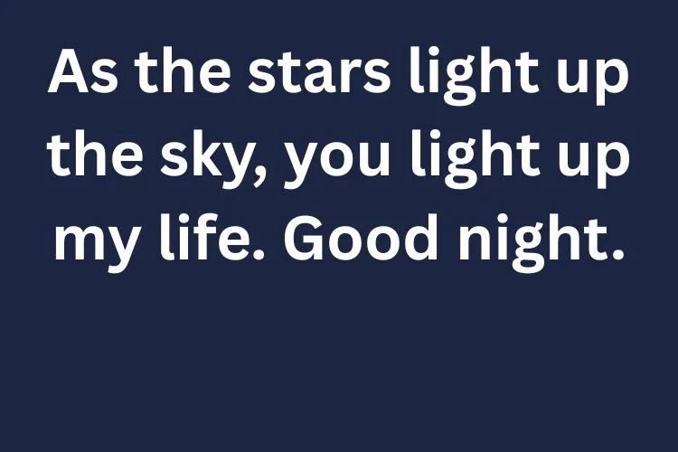 Sweet and Heart-Touching Good Night Texts