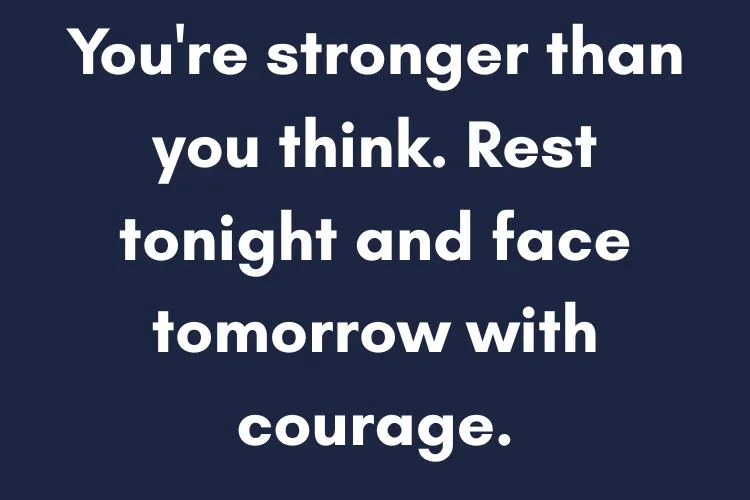 Comforting Good Night Texts for Tough Days